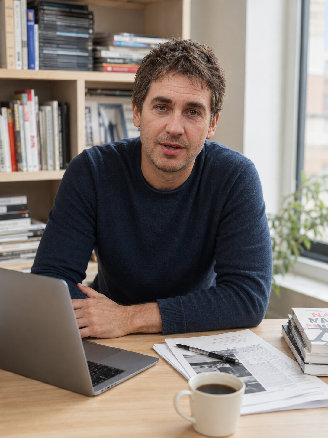 Portrait de Thomas Vergne, auteur chez plaisir maison